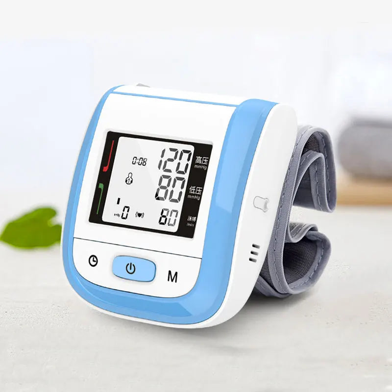 JianYouCare Medical Digital LCD Wrist Automatic Blood Pressure Monitor sphygmomanometer PR Heart Beat Rate Pulse Mete Tonometer