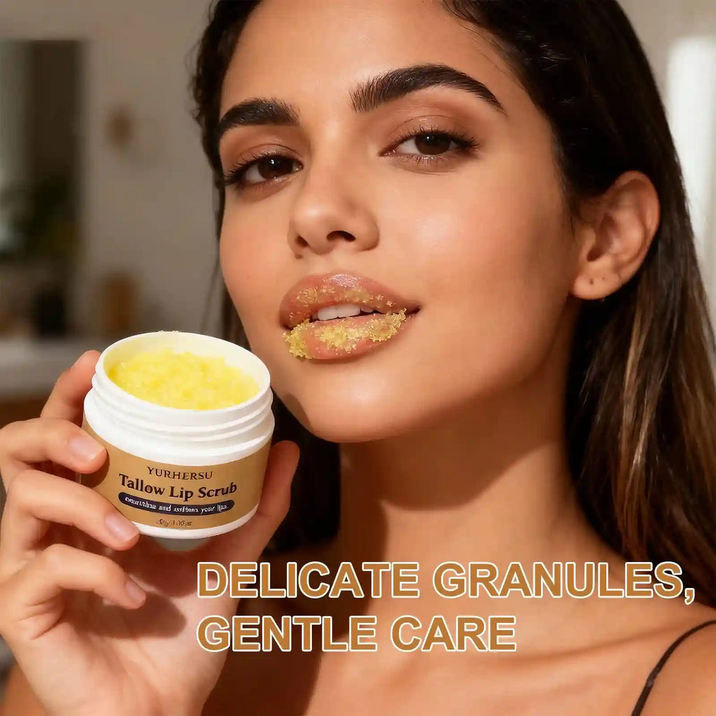 Grass Fed Beef Tallow Lip Scrub with Manuka Honey - 30g Tidesmit Lip Care Tidesmit