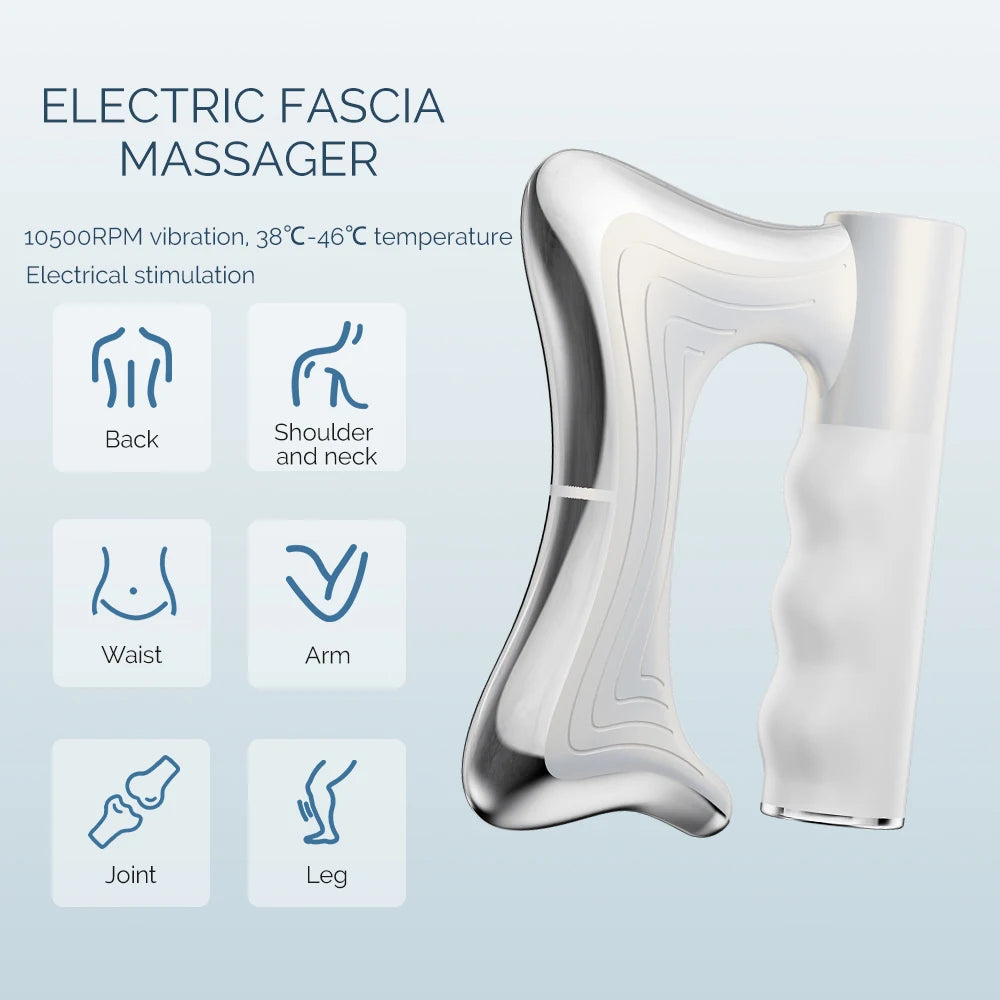 Electric Fascia Massager | Portable Recovery Tool for Home Spa Use Relaxation Treatment Tidesmit