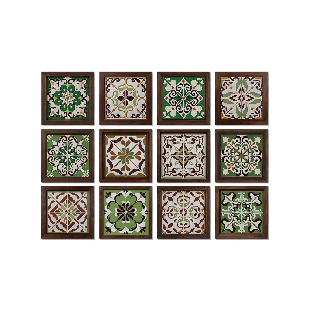 Classic Tile Self-adhesive Wallpaper, Waterproof Thickened PE Foam Wall Sticker for Bedroom, Bathroom, Kitchen, Tile Sticker