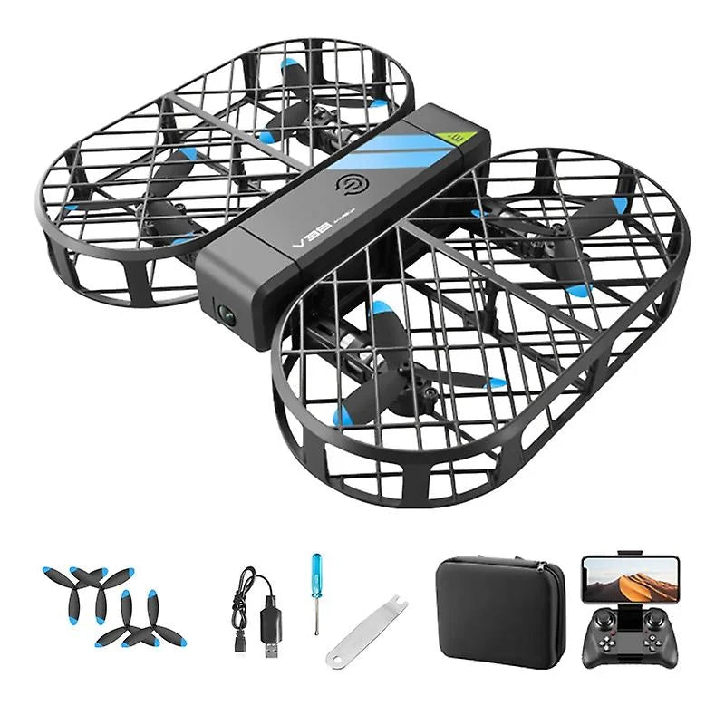 Foldable 6K Camera Drone with WiFi FPV and Headless Mode - Tidesmit V38 Tidesmit
