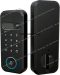 3-in-1 Smart Lock with 2K Video Doorbell Camera, Face & Fingerprint Access, Color Night Vision & Two-Way Audio