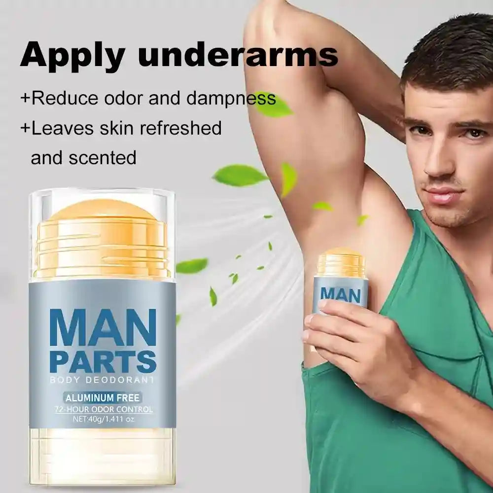 Tidesmit Mint Deodorant Stick for men, anti-sweat formula for long-lasting freshness and odor control.