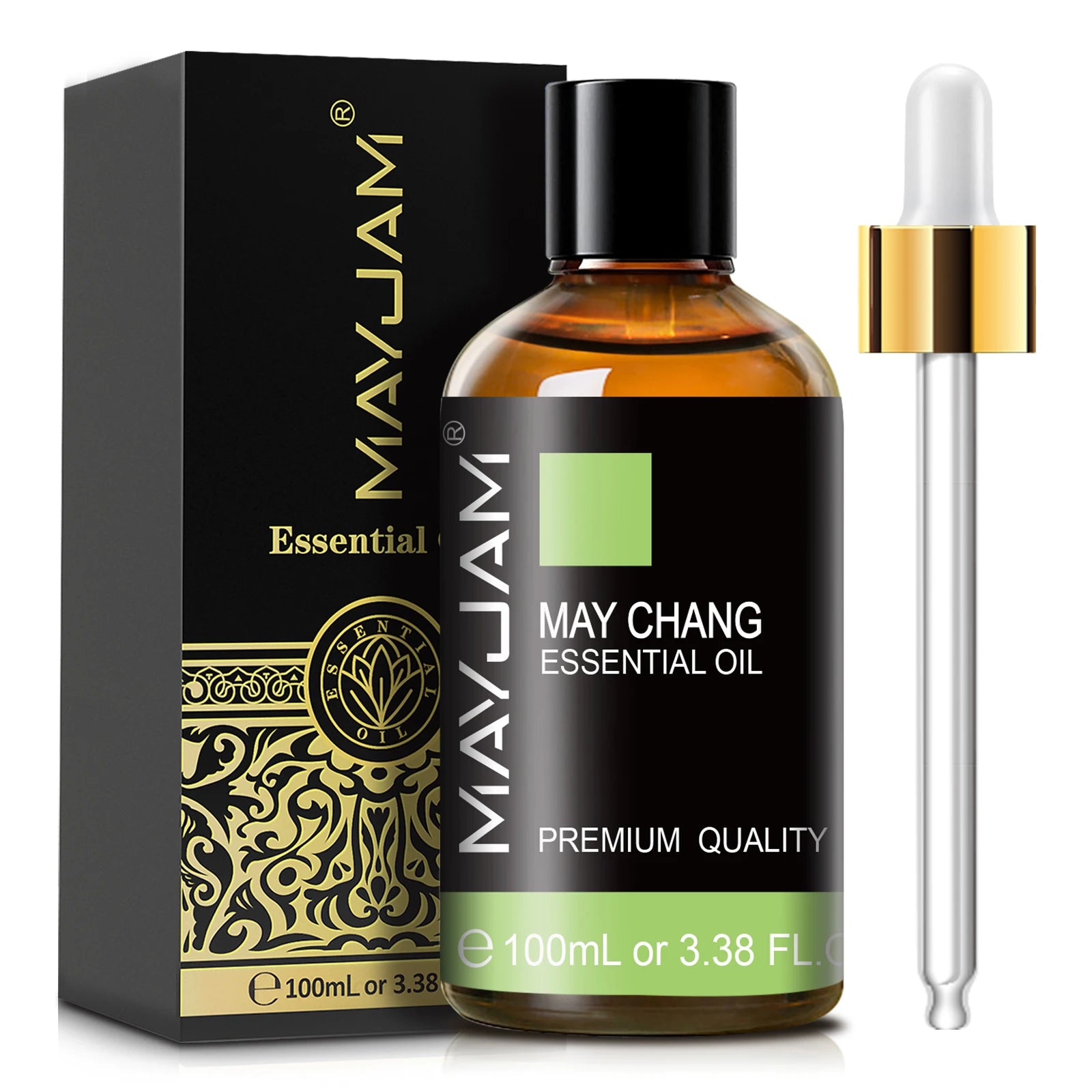 MAYJAM 100ml Pure Natural Essential Oil May Chang Sandalwood Lavender Vanilla Oregano Eucalyptus Oil for Humidifier Diffuser