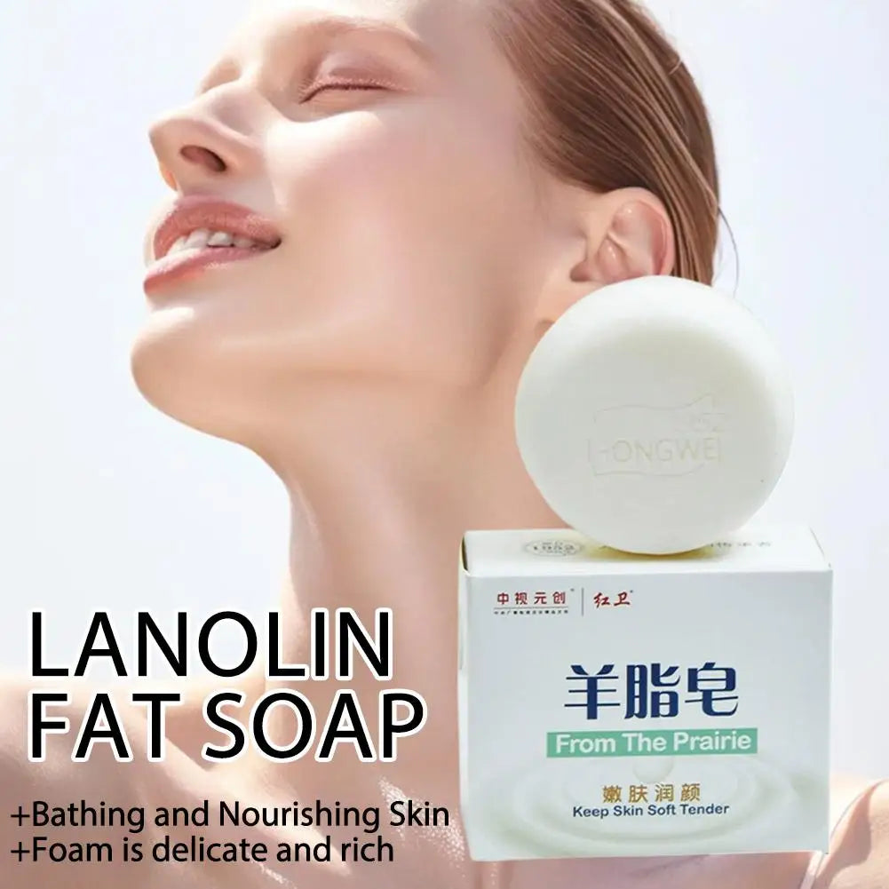 Lanolin Fat Soap/ Turmeric Kojic Acid Soap deeply nourishes Gentle Clean Brightening For All Skin Type Cleaning Soap