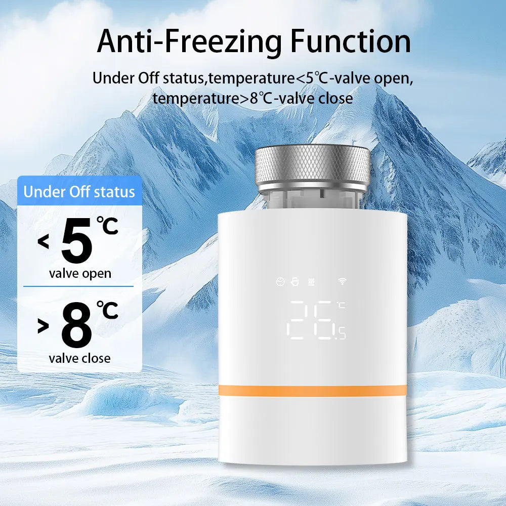 Tuya ZigBee3.0 Thermostat Radiator Actuator Smart TRV Thermostatic Valve Controller Works With Tuya Alexa Google Home Alice