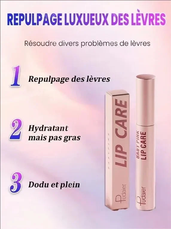 Tidesmit Spicule Plump Lip Shot texture close-up showing hydrating lip plumper gloss formula for instant volume