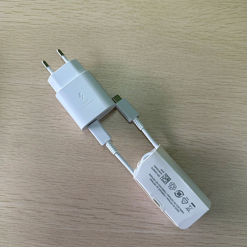 Samsung 25W USB-C Fast Charger Adapter - EU & US Plug Options Tidesmit
