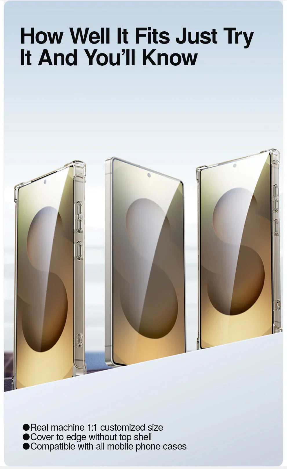Samsung S25 Ultra Screen Protector: Anti-Scratch HD Film for Clarity Tidesmit