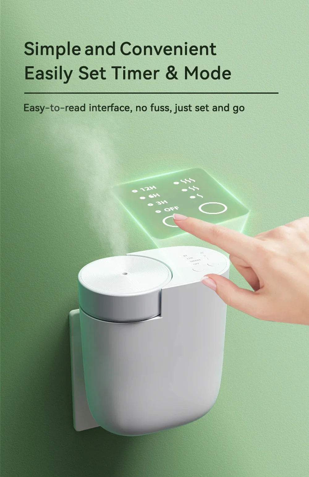Plug-in Diffuser Waterless Scent Air Machine Bluetooth Control Smell Distributor Essential Oil Aroma Diffuser for Home,Office