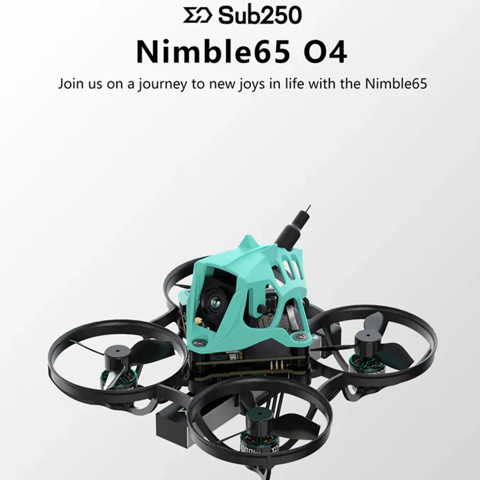 Tidesmit Nimble65 65mm 1S HD O4 ELRS Tiny Whoop FPV Drone Tidesmit