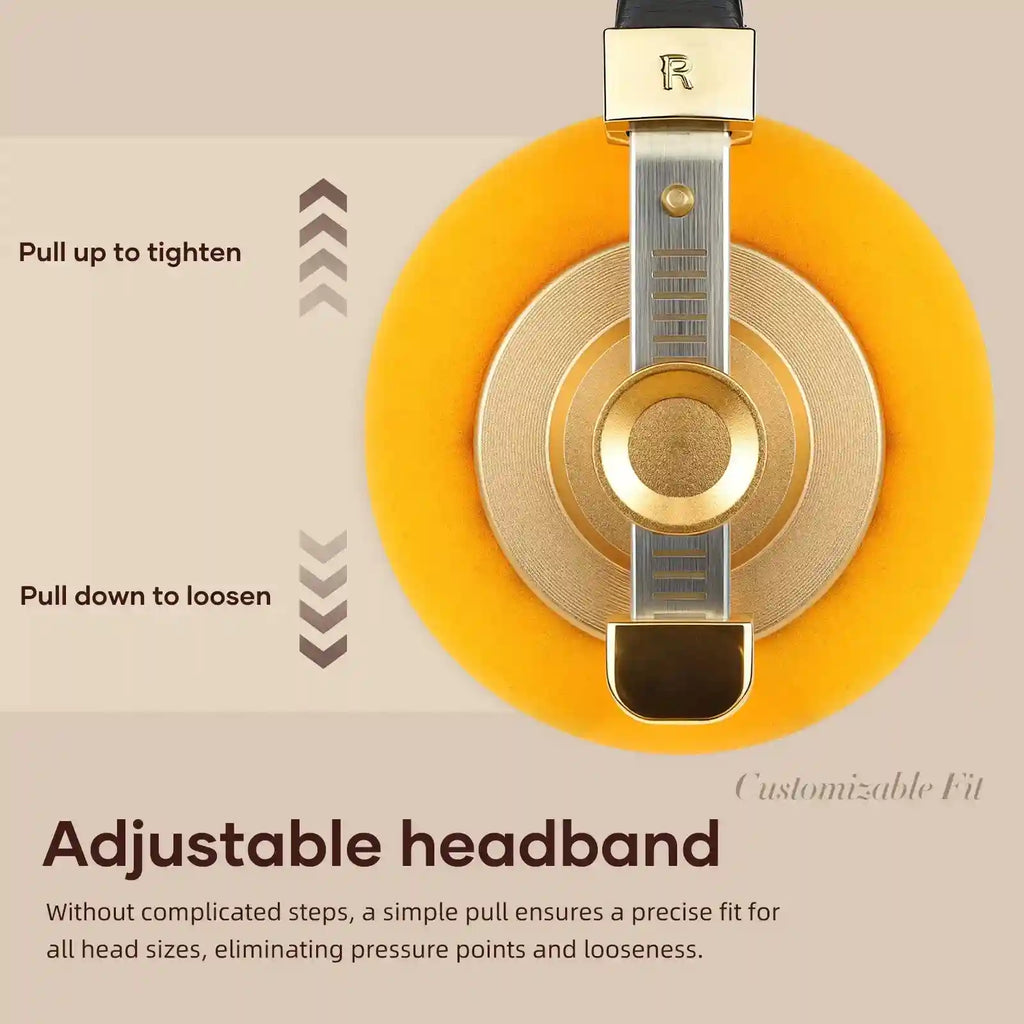 Wired Over-Ear Headphones with 40mm Drivers | High-Fidelity Audio Tidesmit