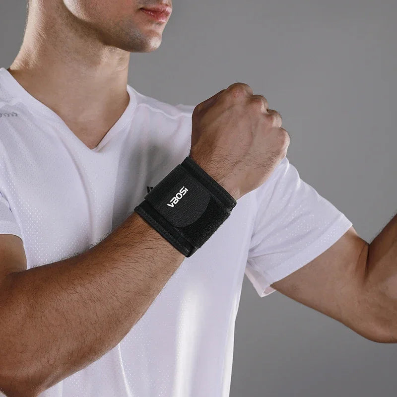 VBOSI Adjustable Wrist Support Brace Neoprene Compression Wristband for Sports Fitness Weightlifting Basketball Pain Relief Wris