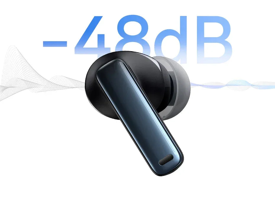 Baseus Bowie M2s ANC Earphone Bluetooth 5.3 Hybrid -48dB Noise Cancellation Wireless Headphone Support 3D Spatial Audio Earbuds Tidesmit