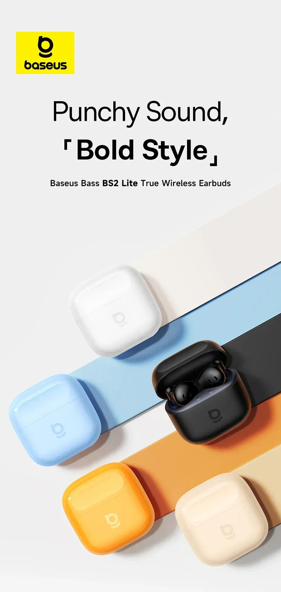 Wireless Earbuds Bluetooth 5.3 with AI ENC & 40H Battery | Tidesmit Tidesmit