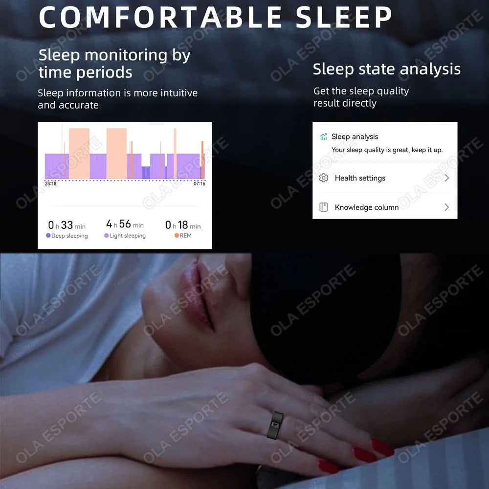 R20 Ceramic Smart Ring 2026 Support NFC Access Control Ultra Thin Rings Heart Rate Blood Pressure/Oxygen Waterproof Smartring Tidesmit