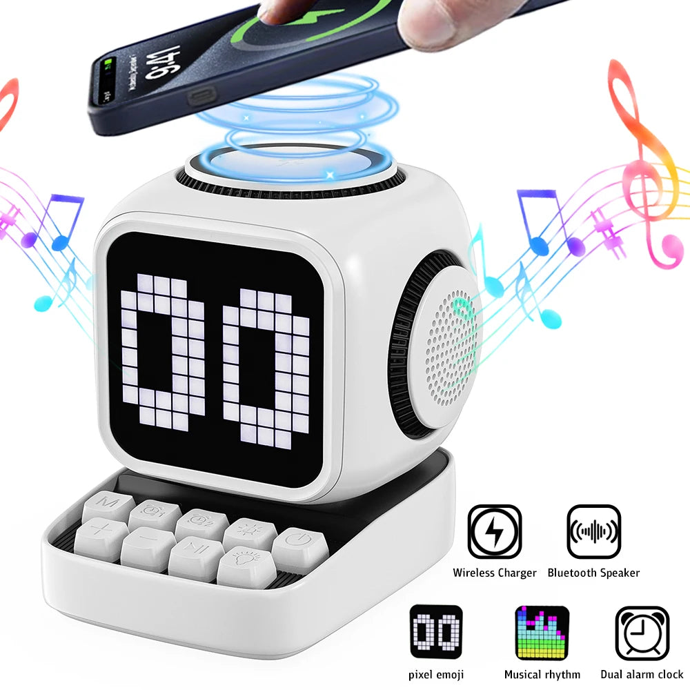 15W Fast Wireless Charger and Bluetooth Speaker | Tidesmit Audio Dock Tidesmit