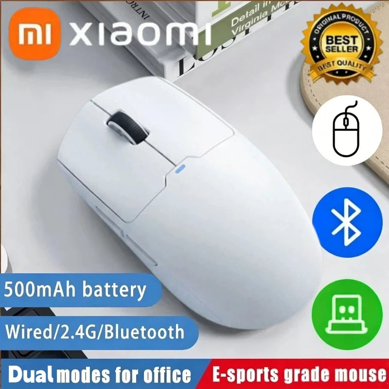 Xiaomi Mouse Bluetooth 2.4G Wireless Dual-Mode Rechargeable Ergonomic Office Gaming Portable Mice For iPad PC Laptop Mouse 2026