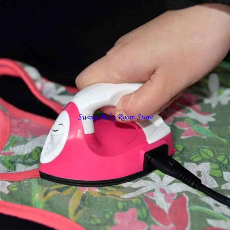 Tidesmit K1AD portable mini heat press iron for clothes, compact 3.9x2.4 inch laundry ironing tool for crafts