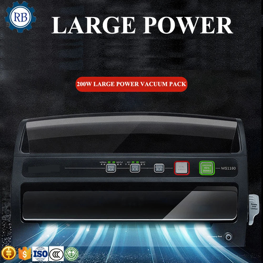 Food Saver Vacuum Sealer Machine Machine Home Use Food Beverage Factory Dedicated Food Vacuum Machine