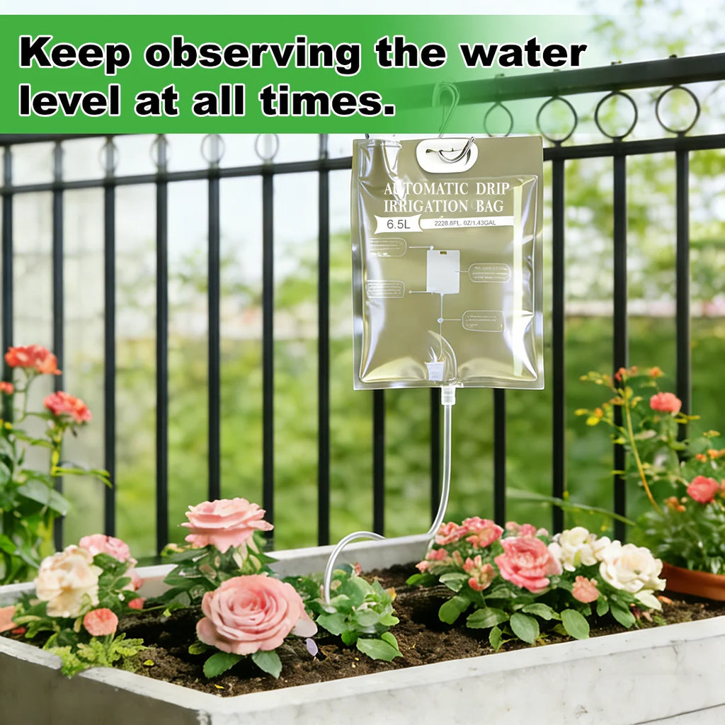 Gardening Automatic Watering Bag, Adjustable Water Volume, Large Capacity, Automatic Watering for 15 Days, Garden Tool