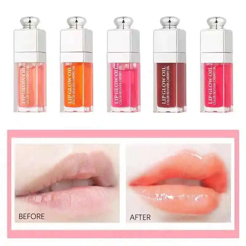Moisturizing Lip Oil Gloss - Plumping and Exfoliating Treatment Lip Care Tidesmit
