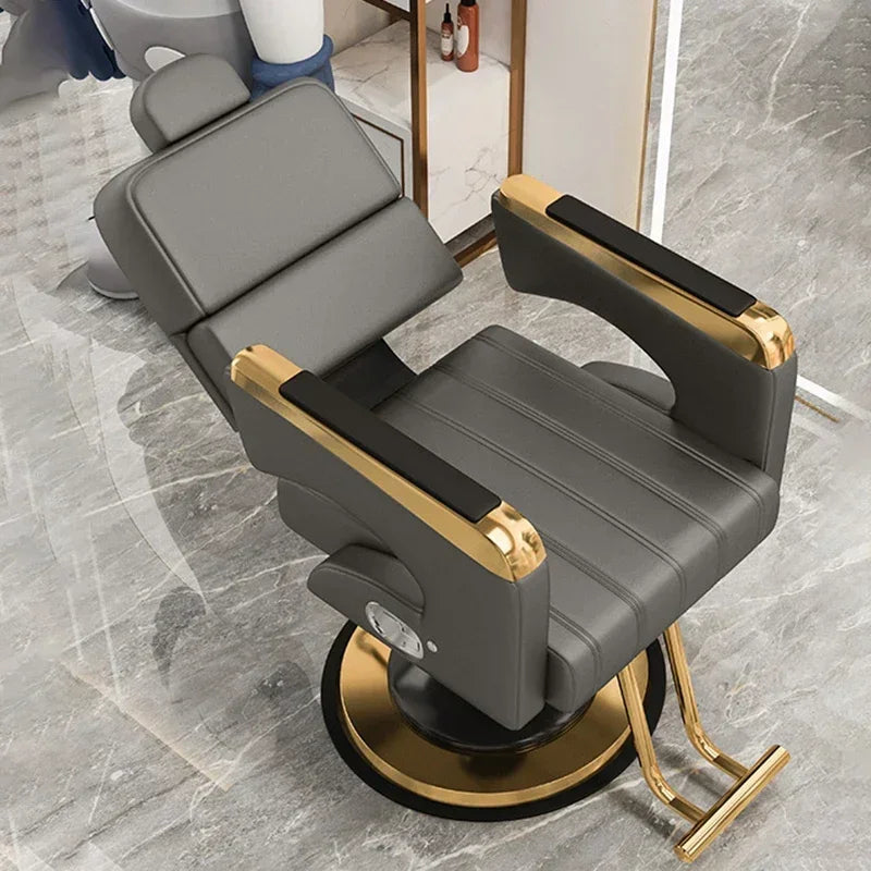 Barber Shop Hydraulic Chair: 360-Degree Swivel Salon Seating Massage Chairs Style-17 Tidesmit