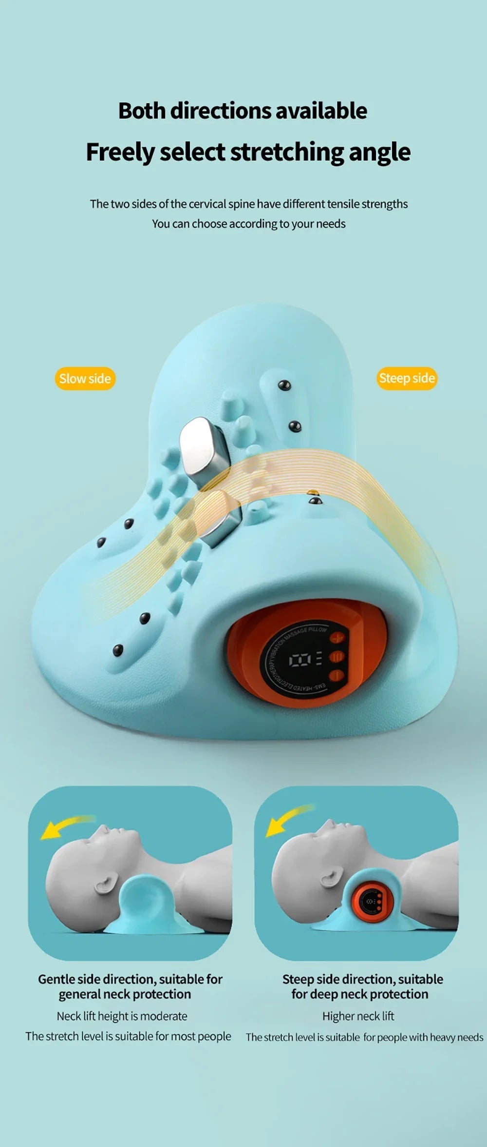 Tidesmit Electric Cervical Massager for Spine Neck and Shoulder Relief Massage Chairs Tidesmit