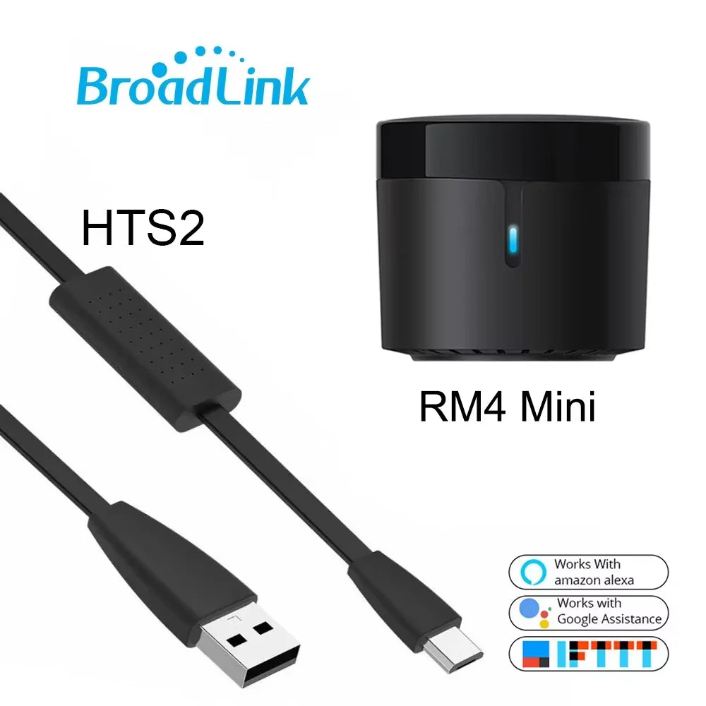 Smart temperature/humidity sensor hub with USB cables and compatibility indicators