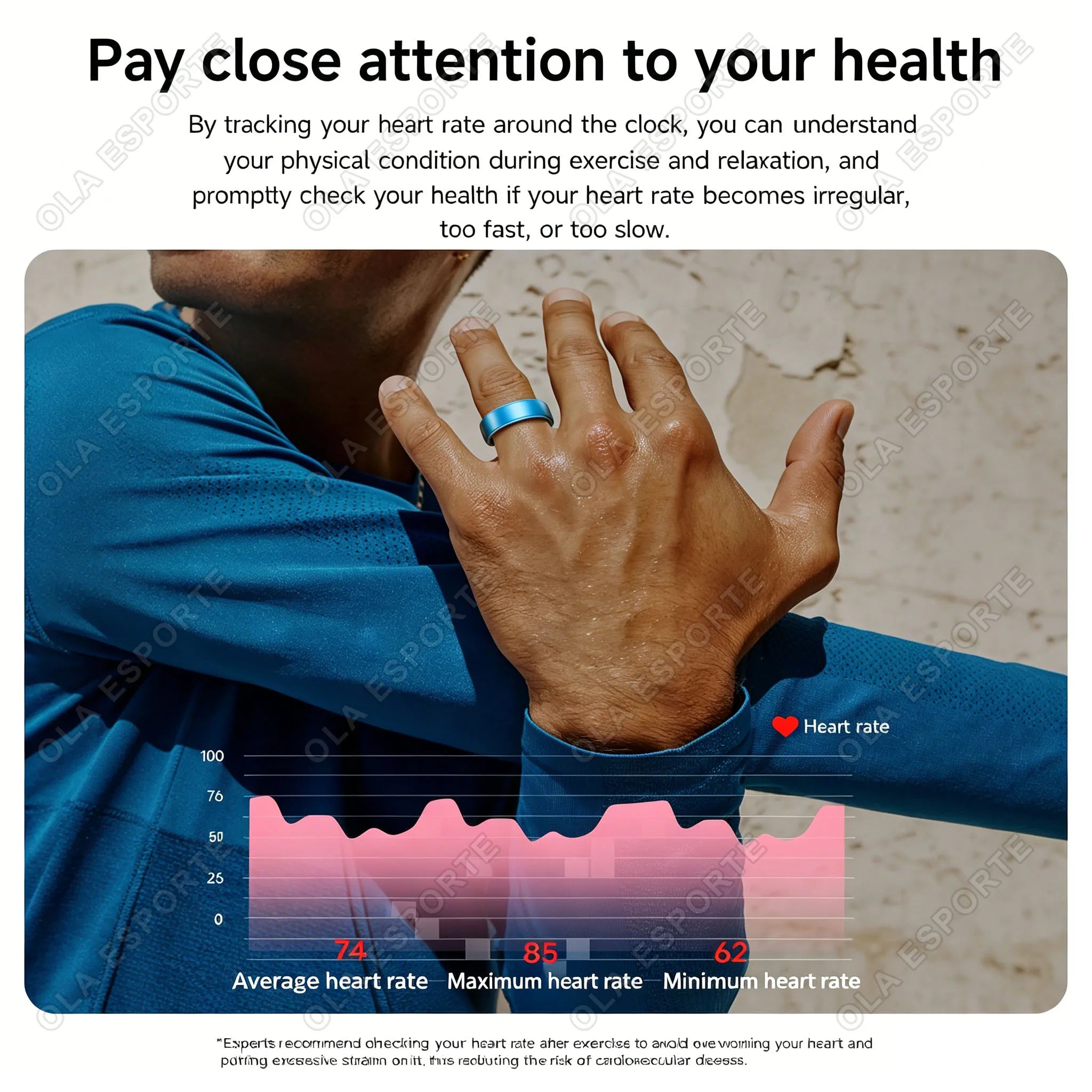 New Various Colors Available Smart Ring Bluetooth Heart Rate Sleep Monitoring Men Women Smartring Waterproof Health Sport Rings