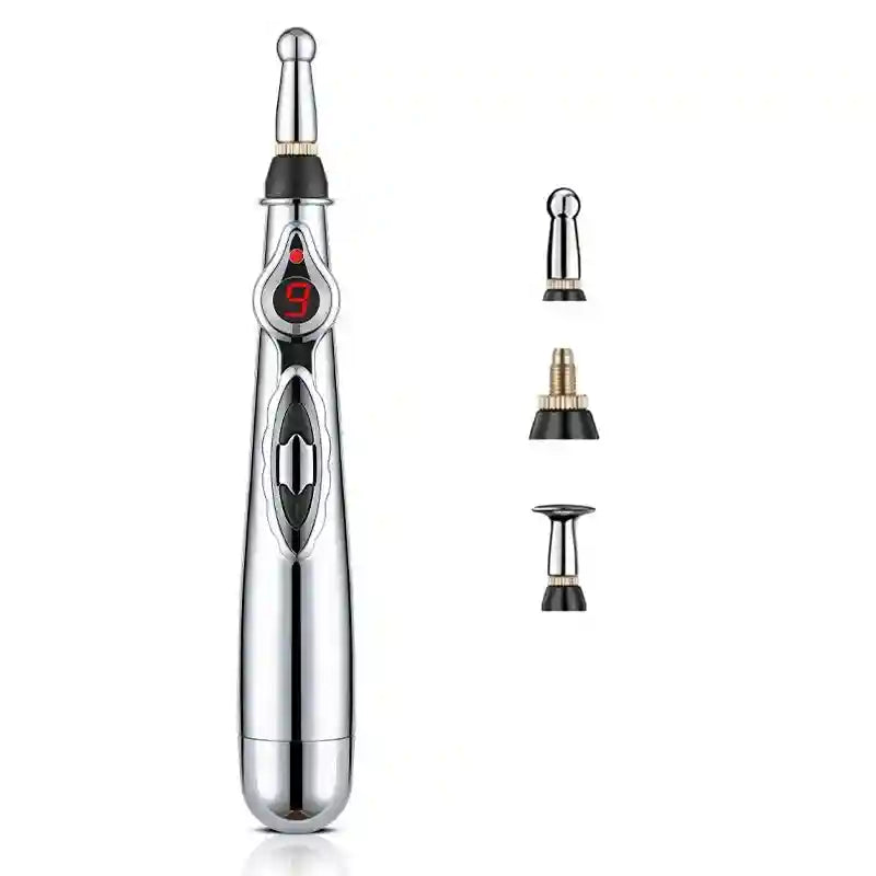 Electric Acupuncture Massage Pen for Targeted Muscle Relief - Tidesmit Back Massage Instrument 3 heads-OPP Tidesmit