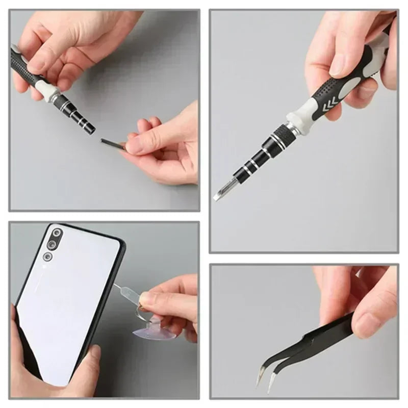 TINSOL 115 in 1 Multifunctional Magnetic Screwdriver Set Screw Driver Bits PC Computer Phone Watch Repair Hardware Tool Kit