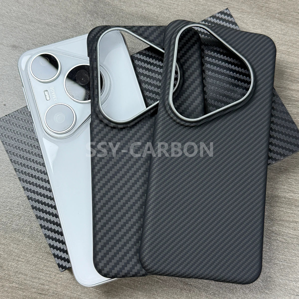 Carbon Fiber Huawei Pura 80 Ultra Case - Slim MagSafe Shock-Absorbing Cover Tidesmit