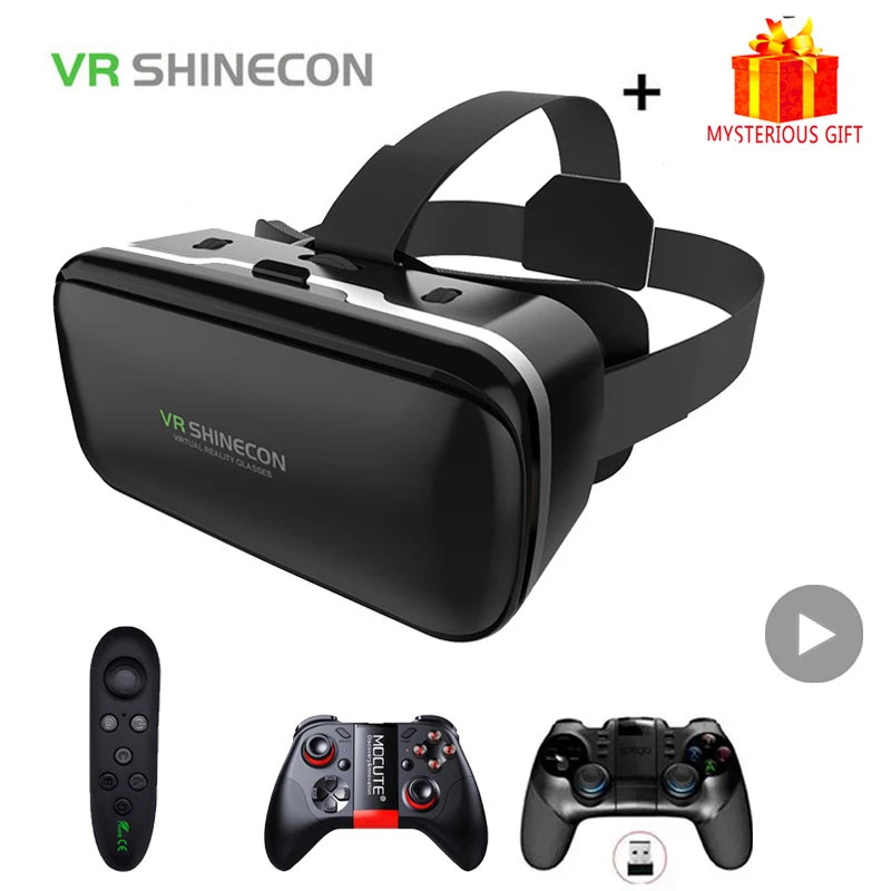 VR Headset for Smartphone – Adjustable 3D Goggles with Spatial Audio Tidesmit