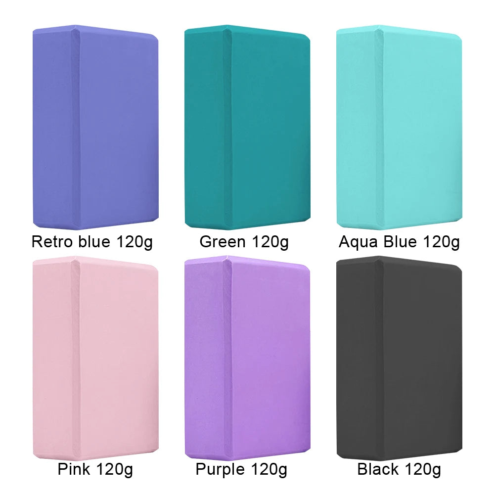 120g High Density Yoga Foam Blocks & Pilates Training Exercise Fitness Sliding Mat Pillow Cushion For Yoga Pilates & Meditation