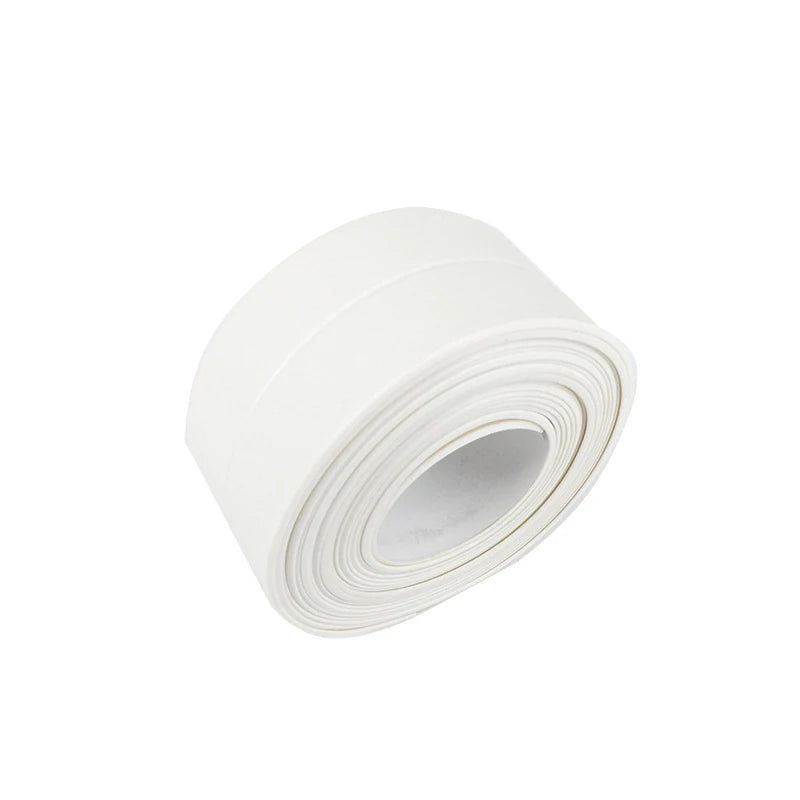 Self-adhesive waterproof sealing tape roll in white