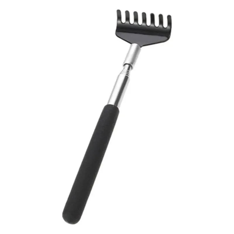 Telescopic Back Scratcher - Durable Stainless Steel Massager - White Back Massage Instrument Tidesmit