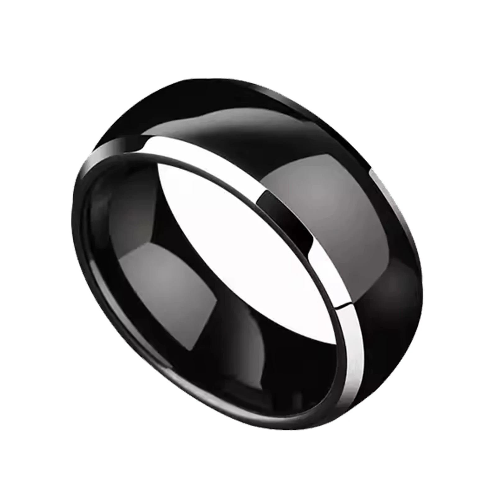 RFID Smart Health Ring T5577 Ceramic 125kHz Access Wearable Black US SIZE 6 Tidesmit