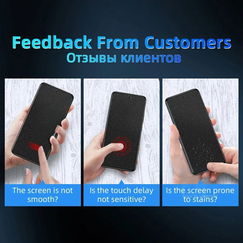 Matte Tempered Glass Screen Protector 3 Pack - Anti-Glare & Anti-Scratch Tidesmit