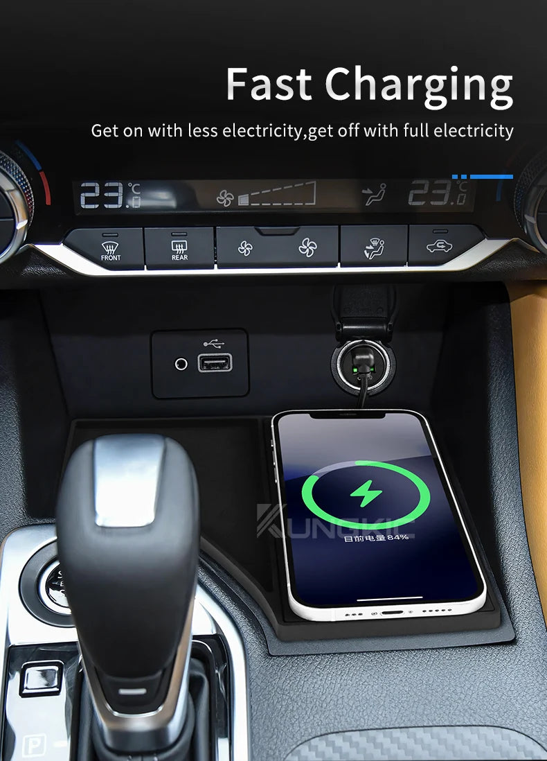 Wireless Charger Pad for Nissan Sentra 2020-2025 LHD, Qi Certified Tidesmit