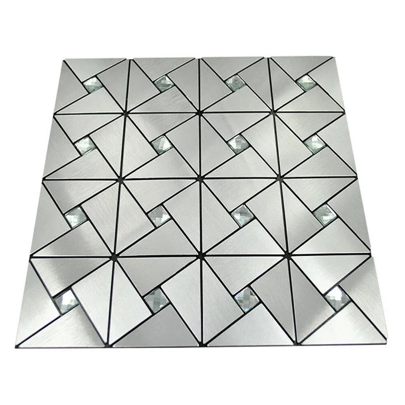 5 Pcs Self Adhesive Mosaic Stick Wall Tile Backsplash Bathroom Washbasin Living Room Home Background KTV Decor Wall Decals