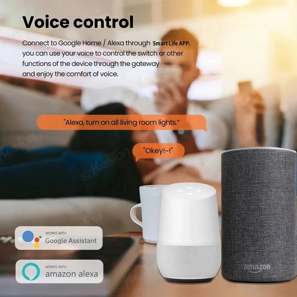 Tuya Zigbee 3.0 Gateway Hub: Reliable Smart Home Bridge - White Tidesmit
