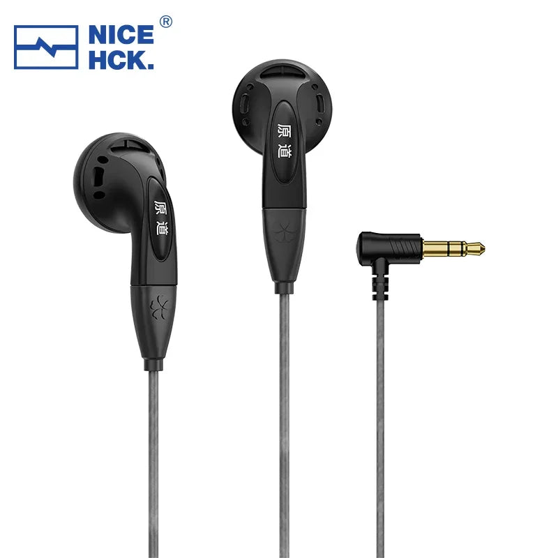 14.8mm Dynamic Driver Wired HiFi In-Ear Monitors by Tidesmit Black 3.5mm No Mic Tidesmit