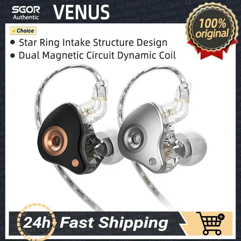 Tidesmit Venus HiFi In-Ear Monitors: Noise Cancelling Bass Audio Tidesmit