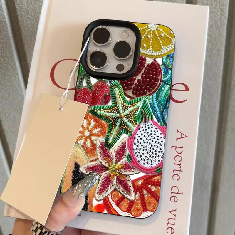 Retro Fruit Phone Case for iPhone - Slim Shock-Absorbing Cover 2 Tidesmit