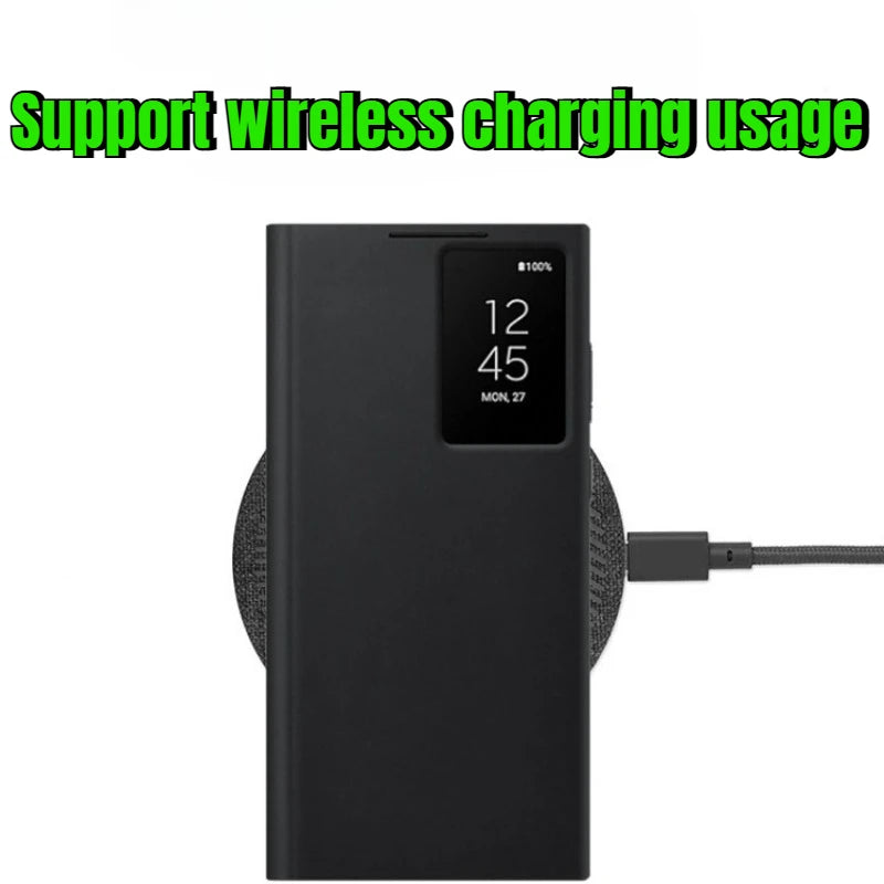 Samsung Galaxy S24 Ultra Smart View Case with Answering Window Tidesmit