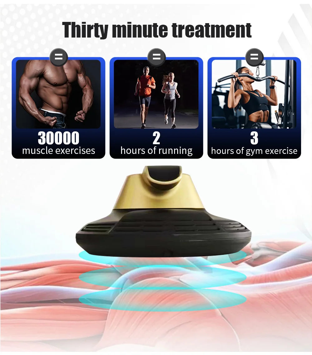 EMS Muscle Sculpting Machine | 6500W RF Body Toner by Tidesmit Body Shaping Massage Equipment Tidesmit