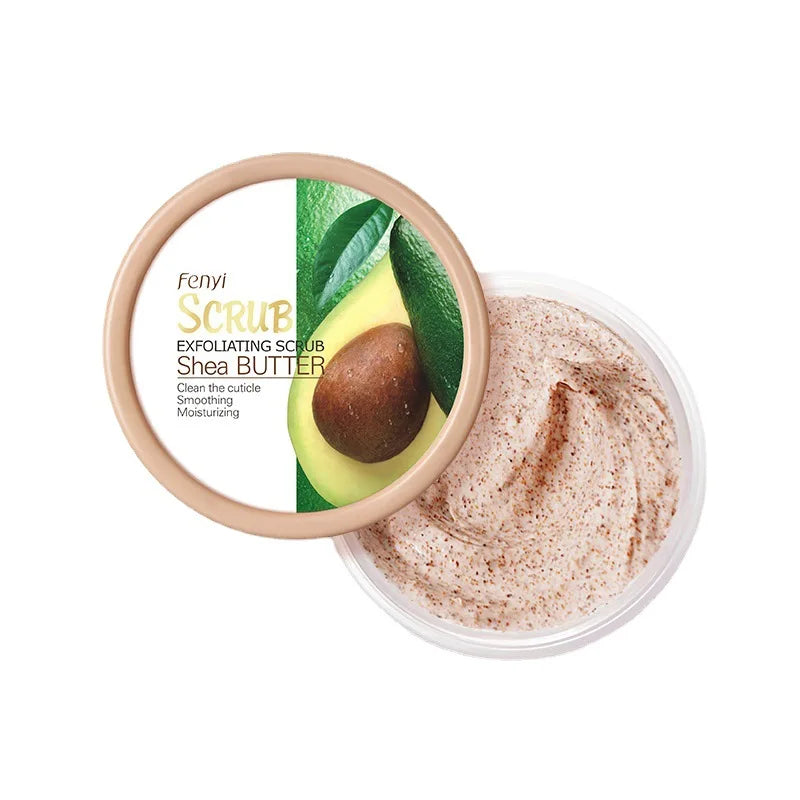 Shea Butter Body Scrub – Natural Exfoliating Skin Polish 100g Scrubs Treatments Tidesmit