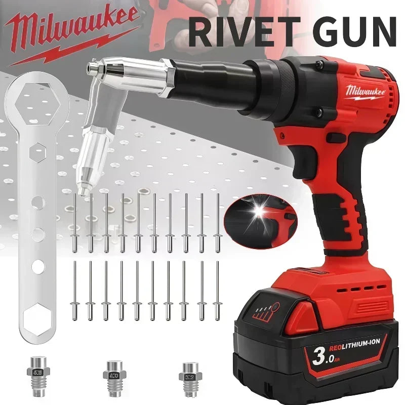 Milwaukee Tools Such as Rangefinders, Angle Grinders, Electric Wrenches, Drills, Blowers, and Impact Wrenches For 18V Battery