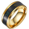 Smart Health Ring - Real Time Biometric Sensor Fitness Tracker Gold Tidesmit